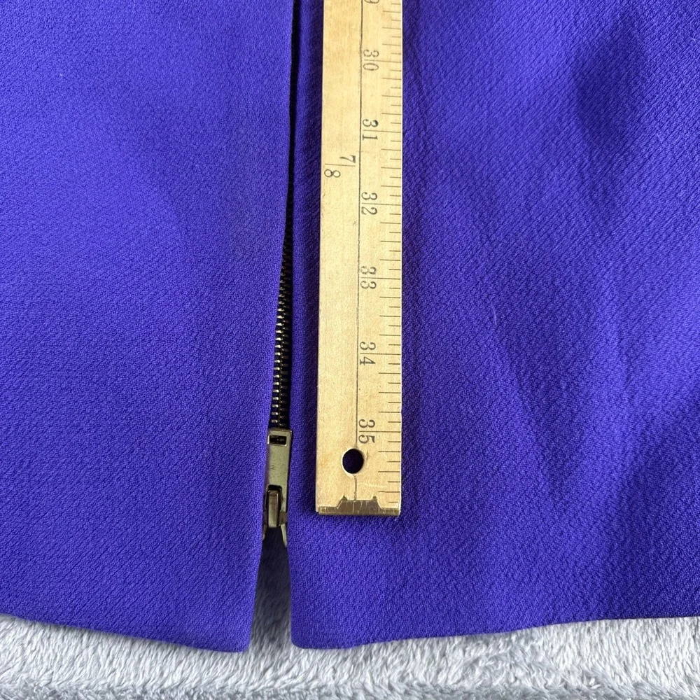 J.Crew double cloth wool overcoat 12 quiet luxury Old Money Preppy Italy Purple - Picture 9 of 9